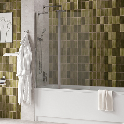 Шторка на ванну WasserKRAFT Salm 27P 27P02-110 Шторка на ванну WasserKRAFT Salm 27P 27P02-110