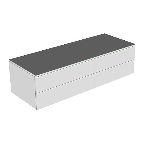 Тумба Keuco 31766710000 Edition 400 боковая 140х53.5 см, белый/стеклое матовое антрацит купить недорого в интернет-магазине Керамос Тумба Keuco 31766710000 Edition 400 боковая 140х53.5 см, белый/стеклое матовое антрацит купить недорого в интернет-магазине Керамос