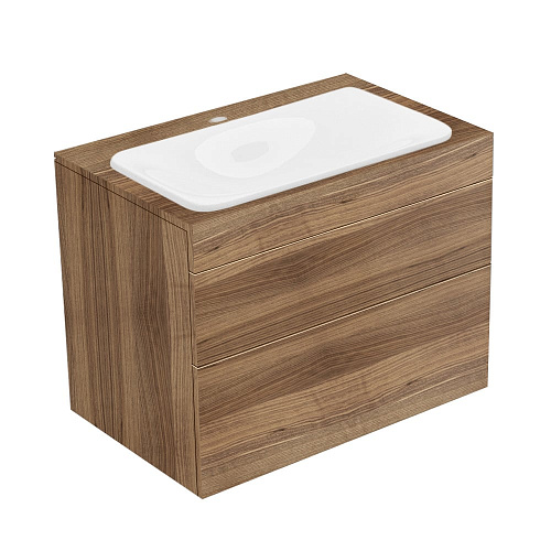 Тумба Keuco 31571680100 Edition 400 под умывальник 70х53.5 см, орех/орех купить недорого в интернет-магазине Керамос Тумба Keuco 31571680100 Edition 400 под умывальник 70х53.5 см, орех/орех купить недорого в интернет-магазине Керамос