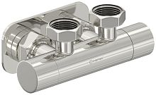 Вентиль Сунержа 00-1418-3434, 2х3/4" угловой скрытый-скрытый EU50, без покрытия