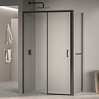 Душевой уголок RGW 3508177179-14 Passage PA-177-1B (RGW PA-017B + Z-060-2B), 195 см, профиль черный