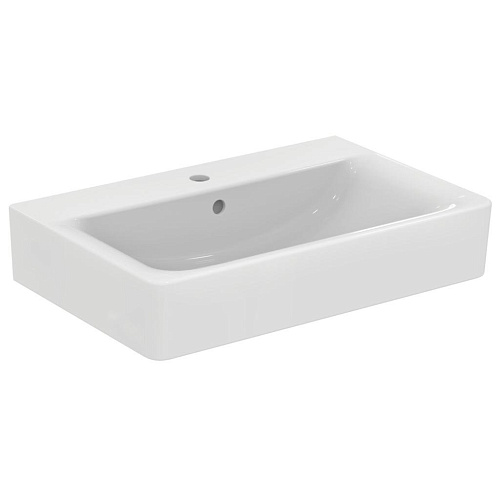 Раковина Ideal Standard E773801 Connect Cube подвесная 70х46 см, с 1-м отверстием под смеситель, Euro White (евробелый) Раковина Ideal Standard E773801 Connect Cube подвесная 70х46 см, с 1-м отверстием под смеситель, Euro White (евробелый)