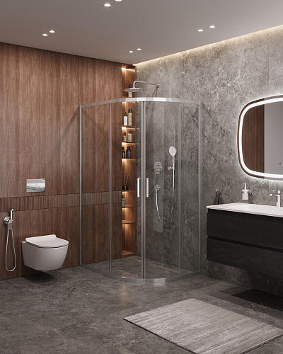 Душевой уголок CEZARES MOLVENO-RH-2-120/90-C-Cr-IV