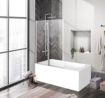 Шторка на ванну BelBagno Uno UNO-V-2-120/150-C-Cr Шторка на ванну BelBagno Uno UNO-V-2-120/150-C-Cr