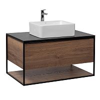 Тумба Aquanika AQLO1005550BRU151 LOFT под раковину 100х55,5 см, древесный аттик Тумба Aquanika AQLO1005550BRU151 LOFT под раковину 100х55,5 см, древесный аттик