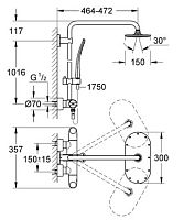 Душевая система Grohe Veris 27472000