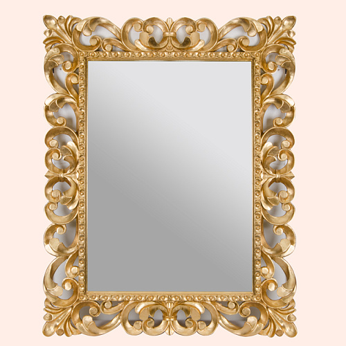 Зеркало Eban FCRQN090-O QUEEN, 95x75 см, золото снят с производства