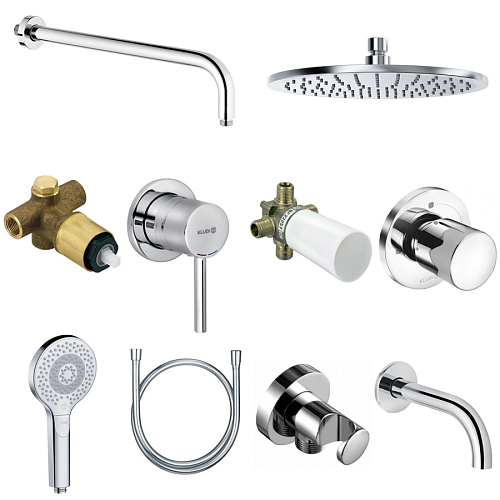 Душевой комплект Kludi Bozz 386340576 Душевой комплект Kludi Bozz 386340576