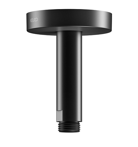 Душевой кронштейн Keuco 51689370100 DN 15, черный матовый купить недорого в интернет-магазине Керамос