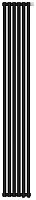 Радиатор Сунержа 31-0312-1806 Эстет-11 отопительный н/ж EU50 1800х270 мм/ 6 секций, матовый черный