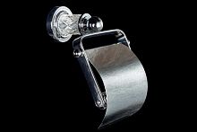 Держатель Boheme 10901-CRST-CH Murano Crystal Chrome для туалетной бумаги с крышкой, хром