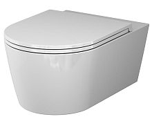 Унитаз AM.PM C8F1701SC Func, подвесной 54 см, FlashClean с сиденьем микролифт, белый
