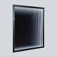 Зеркало Vincea VLM-2M600B LED-подстветка, 60х80 см, c сенсорным выключателем и диммером, черное