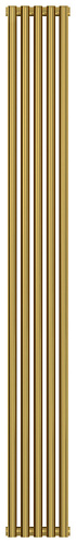 Радиатор Сунержа 03-0302-1805 Эстет-11 отопительный н/ж 1800х225 мм/ 5 секций, золото