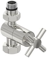 Вентиль Сунержа 00-1409-1234 прямой, (крест) G 1/2" НР х G 3/4" НГ, без покрытия