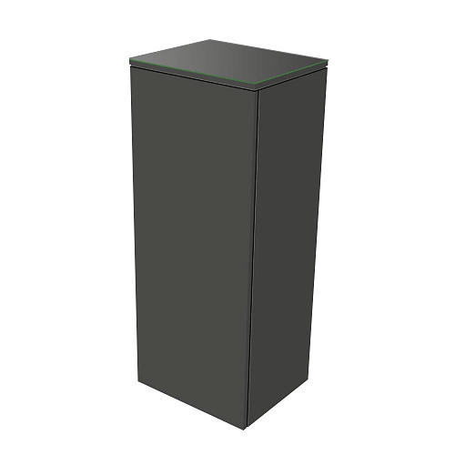 Шкаф-пенал Keuco 31720150002 Edition 400 средний 90х35 см, петли справа, антрацит/стекло матовое антрацит купить недорого в интернет-магазине Керамос