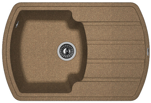 Мойка для кухни Florentina 20.195.B0760.105 Нире 76х51 см, с крылом, коричневая снят с производства