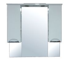 Зеркальный шкаф Loranto CS00030426 Стиль, 98х100 см, белый