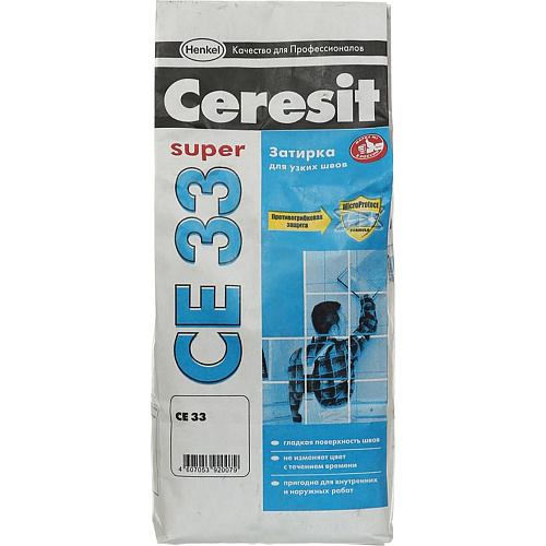 Затирка Ceresit CE 33 Comfort графит 16, 2 кг
