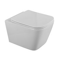 Унитаз подвесной BelBagno DUE BB7107CHR/SC