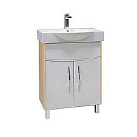 Тумба Акватон 1A197201IFSC0 Инфинити 65 H под раковину, 61х35 см, ясень коимбра/хром глянец