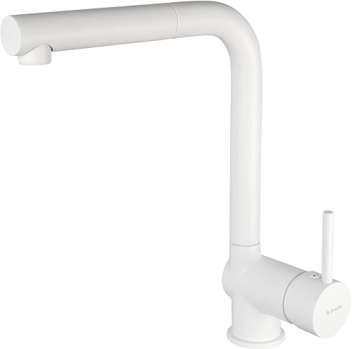 Смеситель Deante BCA_A73M Aster для кухни с вытяжным изливом, Bianco (белый) Смеситель Deante BCA_A73M Aster для кухни с вытяжным изливом, Bianco (белый)