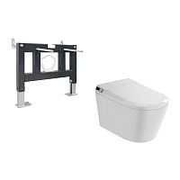 Инсталляция с подвесным унитазом Abber BEQUEM AC1119S-AC0101P