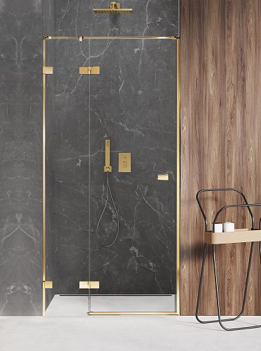 Душевая дверь New Trendy AVEXA Gold EXK-1634 купить недорого в интернет-магазине Керамос