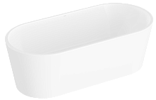 Ванна Vitra 65380006000 Geo акриловая 180х80 см отдельностоящая + ножки + скрытый сифон, белая Ванна Vitra 65380006000 Geo акриловая 180х80 см отдельностоящая + ножки + скрытый сифон, белая