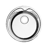 Мойка IDDIS, SUN49S0i77K Suno с выпуском арт.021UPSOi84, нержавеющая сталь, D49 см, сатин