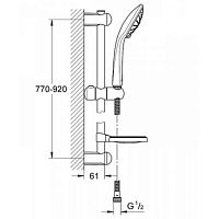 Душевой гарнитур Grohe Euphoria 27226DC1