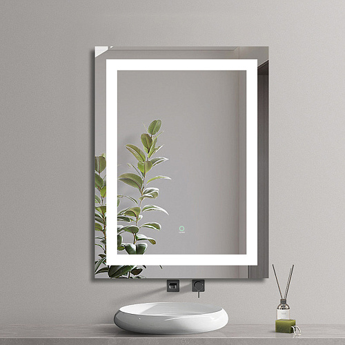 Зеркало Azario сантехника НИКА AZ-Z-046WHCS купить недорого в интернет-магазине Керамос