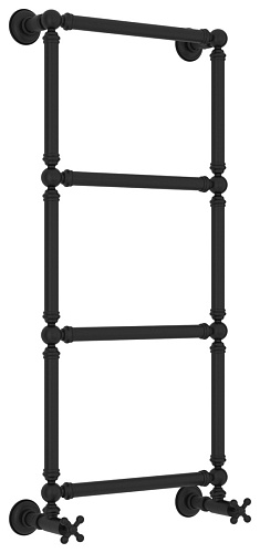 Полотенцесушитель водяной Сунержа 31-0280-9640 Ренессанс 960х400 мм, матовый черный Полотенцесушитель водяной Сунержа 31-0280-9640 Ренессанс 960х400 мм, матовый черный