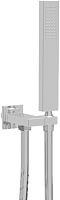 Cezares STELLA-KD-01-Cr Ручной душ со шлангом 150 см и держателем, квадратное сечение, хром, ручки хром