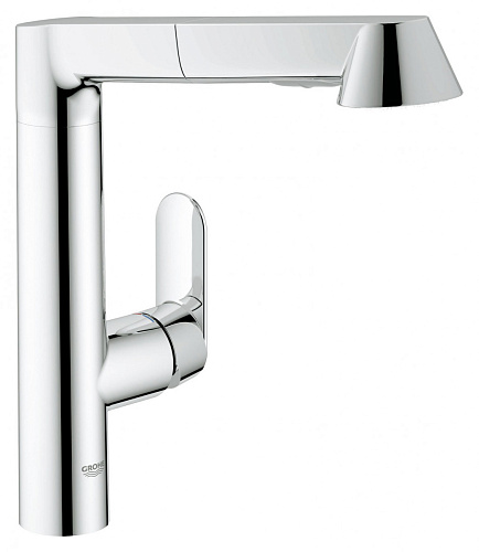 Смеситель Grohe 32176000 K7 для мойки, c выдвижным изливом, хром