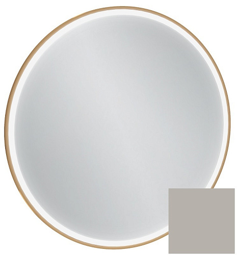 Зеркало Jacob Delafon EB1290-S21 ODEON RIVE GAUCHE, 90 см, с подсветкой, рама серый титан сатин купить недорого в интернет-магазине Керамос