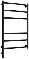 Полотенцесушитель электрический Сунержа 31-5800-8050 Галант 3.0 РЭБ, 800х500 мм/ МЭМ левый, матовый черный