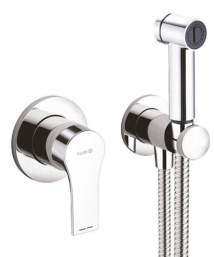 Гигиенический набор Kludi 489980565 Zenta SL комплект, хром Гигиенический набор Kludi 489980565 Zenta SL комплект, хром