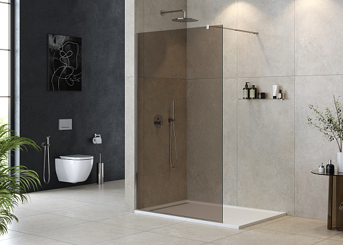 Душевая перегородка CEZARES LIBERTA-L-1-120-BR-Cr Душевая перегородка CEZARES LIBERTA-L-1-120-BR-Cr