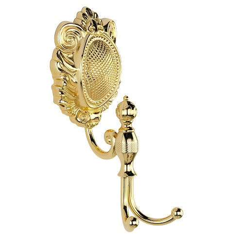 Крючок Migliore 16690 Cleopatra двойной, золото - купить в Санкт-Петербурге, цена на Крючок Migliore 16690 Cleopatra двойной, золото в интернет-магазине Керамос Крючок Migliore 16690 Cleopatra двойной, золото купить недорого в интернет-магазине Керамос