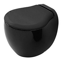 Чаша унитаза Artceram BLV001 03 00/ L3110 nero Blend подвесного, 36х52 см, черная