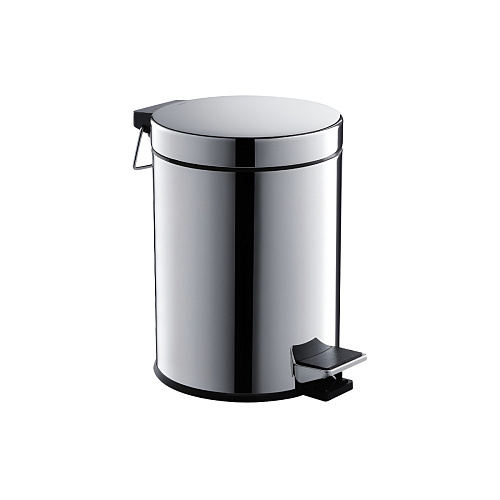 Корзина для мусора с крышкой с педалью Aquatek  AQ4991CR - купить в Санкт-Петербурге, цена на Корзина для мусора с крышкой с педалью Aquatek  AQ4991CR в интернет-магазине Керамос Корзина для мусора с крышкой с педалью Aquatek  AQ4991CR купить недорого в интернет-магазине Керамос