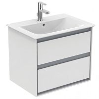 Тумба Ideal Standard E0818KN Connect Air для раковины 60х44 см, подвесная, Glossy White + Matt Light Grey (белый глянцевый + светло-серый матовый) Тумба Ideal Standard E0818KN Connect Air для раковины 60х44 см, подвесная, Glossy White + Matt Light Grey (белый глянцевый + светло-серый матовый)