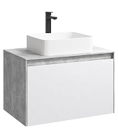 Тумба под раковину Aqwella Mobi MOB0108BS+MOB0708W