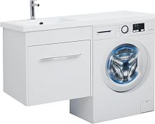 Тумба с раковиной Aquanet 00239781 Августа, 120х48 см, белая Тумба с раковиной Aquanet 00239781 Августа, 120х48 см, белая