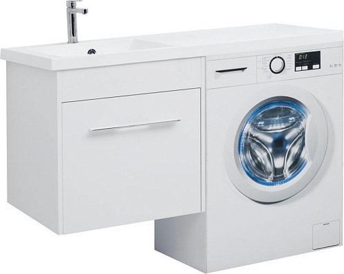 Тумба с раковиной Aquanet 00239781 Августа, 120х48 см, белая снят с производства