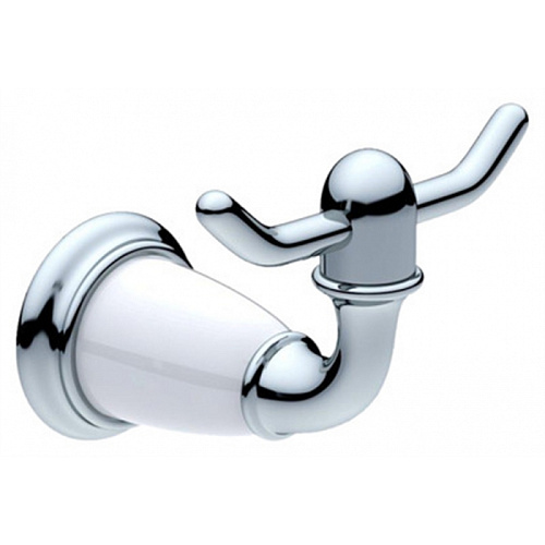 Крючок двойной Art&Max Bianchi AM-E-2601-Cr - купить в Санкт-Петербурге, цена на Крючок двойной Art&Max Bianchi AM-E-2601-Cr в интернет-магазине Керамос Крючок двойной Art&Max Bianchi AM-E-2601-Cr купить недорого в интернет-магазине Керамос