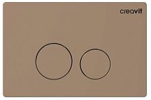 Панель смыва Creavit GP9002.06 Terra для унитаза, накладная, каппучино матовый