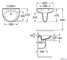 Раковина Roca Victoria 327392000 Раковина Roca Victoria 327392000