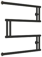 Полотенцесушитель водяной Сунержа 15-4050-6060 High-Tech Model M+, 600х600 мм, муар темный титан